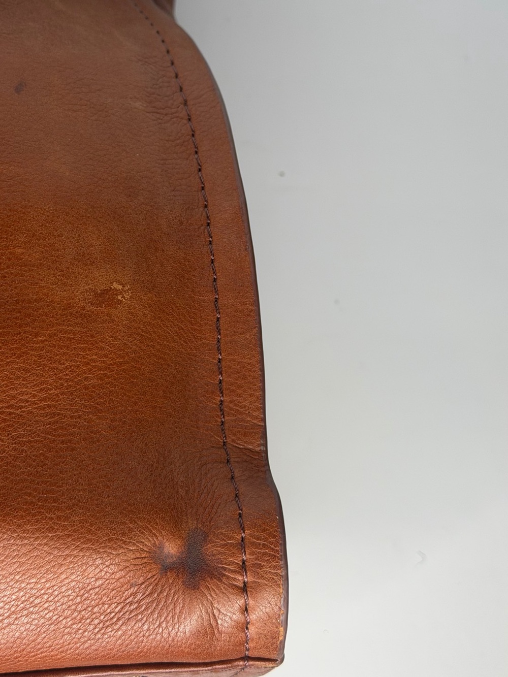 American Leather Co. Leather Tote Bag in Brown - Picture 9 of 15